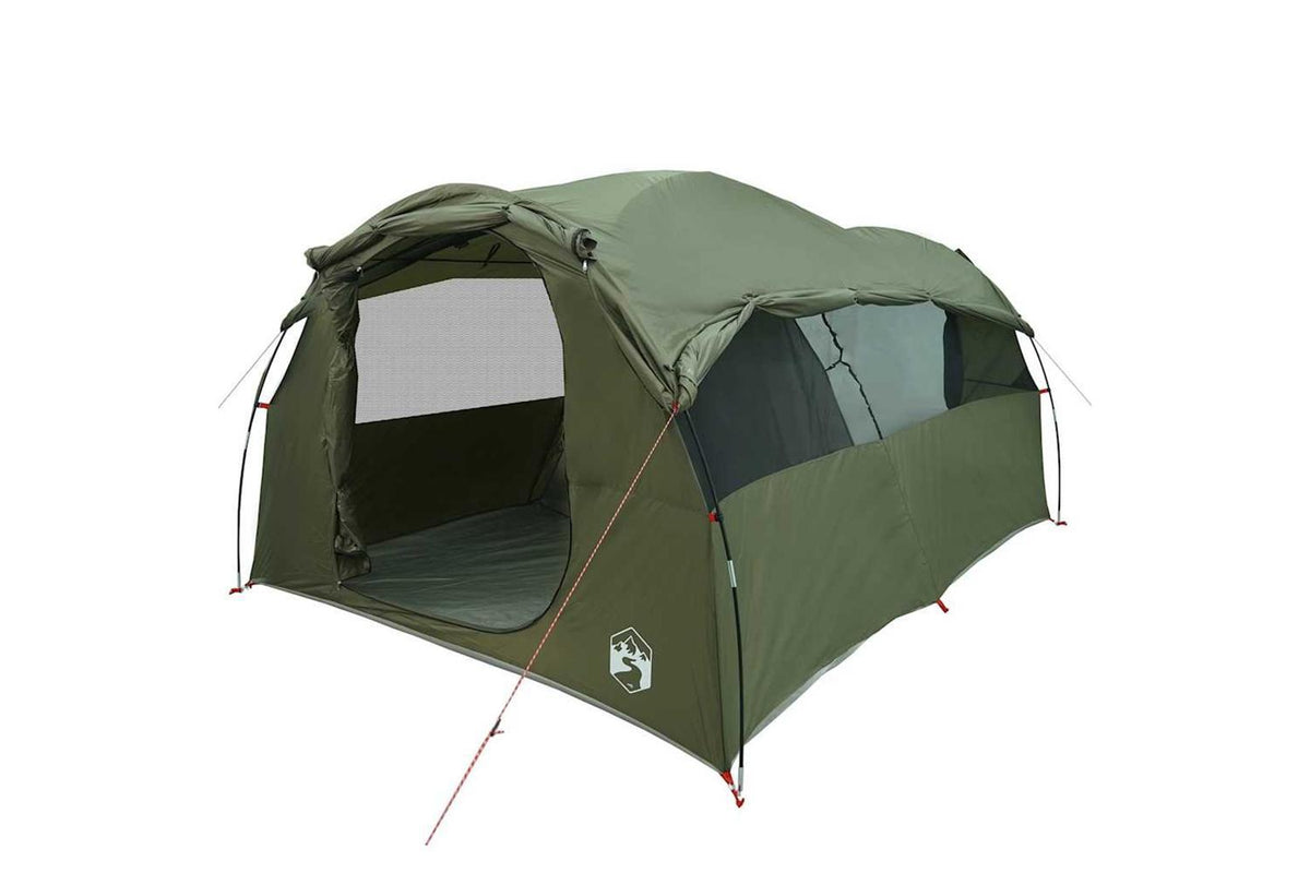 Vidaxl Family Tent Tunnel 6-person Olive Green Waterproof-4
