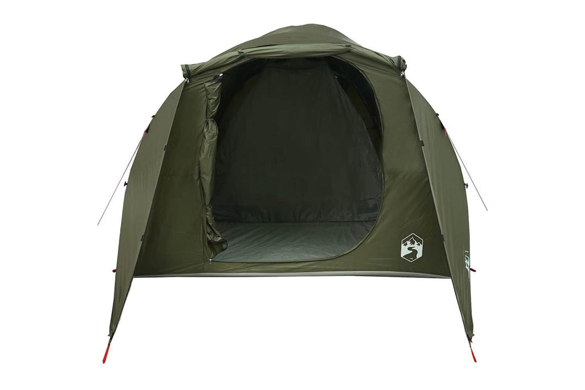 Vidaxl Family Tent Tunnel 6-person Olive Green Waterproof-5
