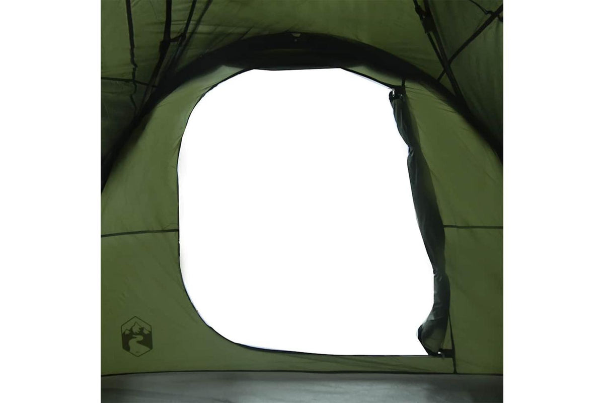 Vidaxl Family Tent Tunnel 6-person Olive Green Waterproof-9