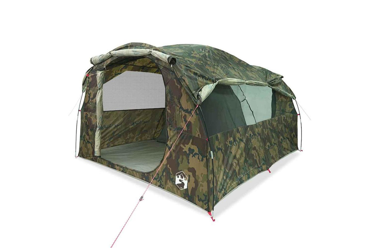 Vidaxl Family Tent Tunnel 6-person Camouflage Waterproof