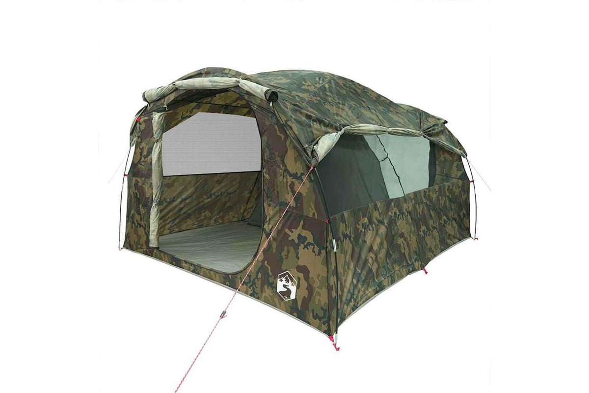 Vidaxl Family Tent Tunnel 6-person Camouflage Waterproof-4