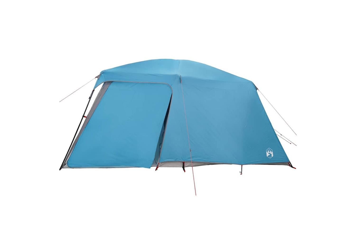 Vidaxl Camping Tent With Porch Dome 5-person Blue Waterproof-7