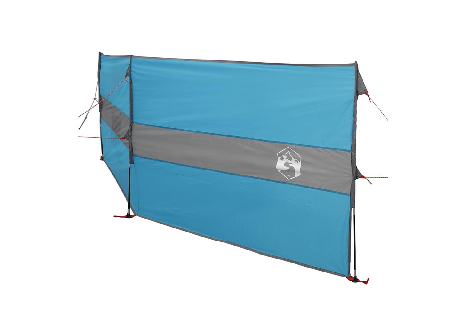 Vidaxl Camping Windbreak Blue 344x120 Cm Waterproof-5