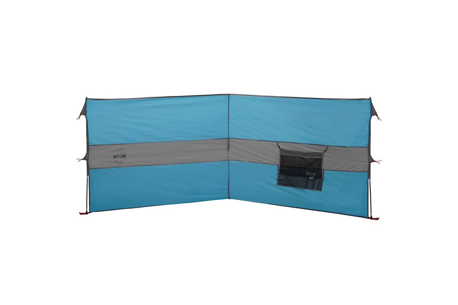 Vidaxl Camping Windbreak Blue 344x120 Cm Waterproof-6