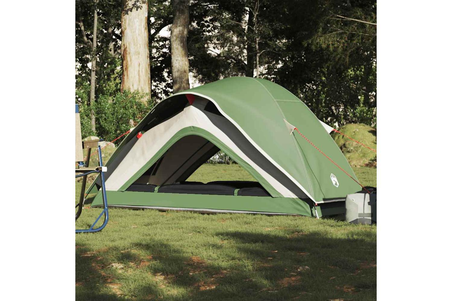 Vidaxl Camping Tent 1-person Green Waterproof-4