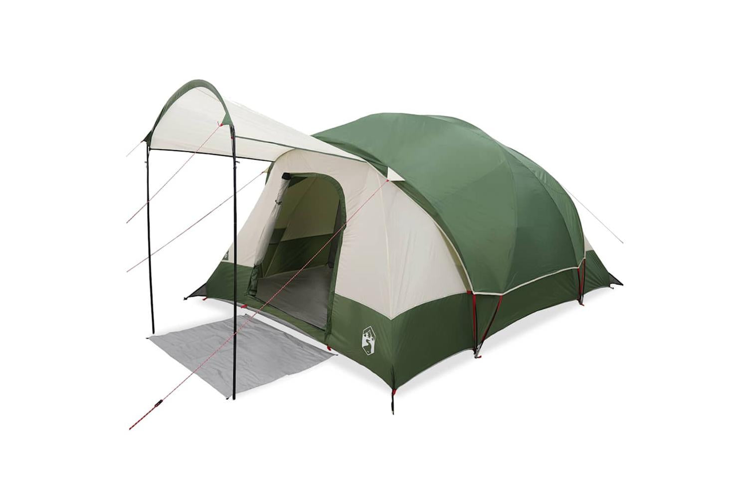 Vidaxl Family Tent Tunnel 8-person Green Waterproof-2