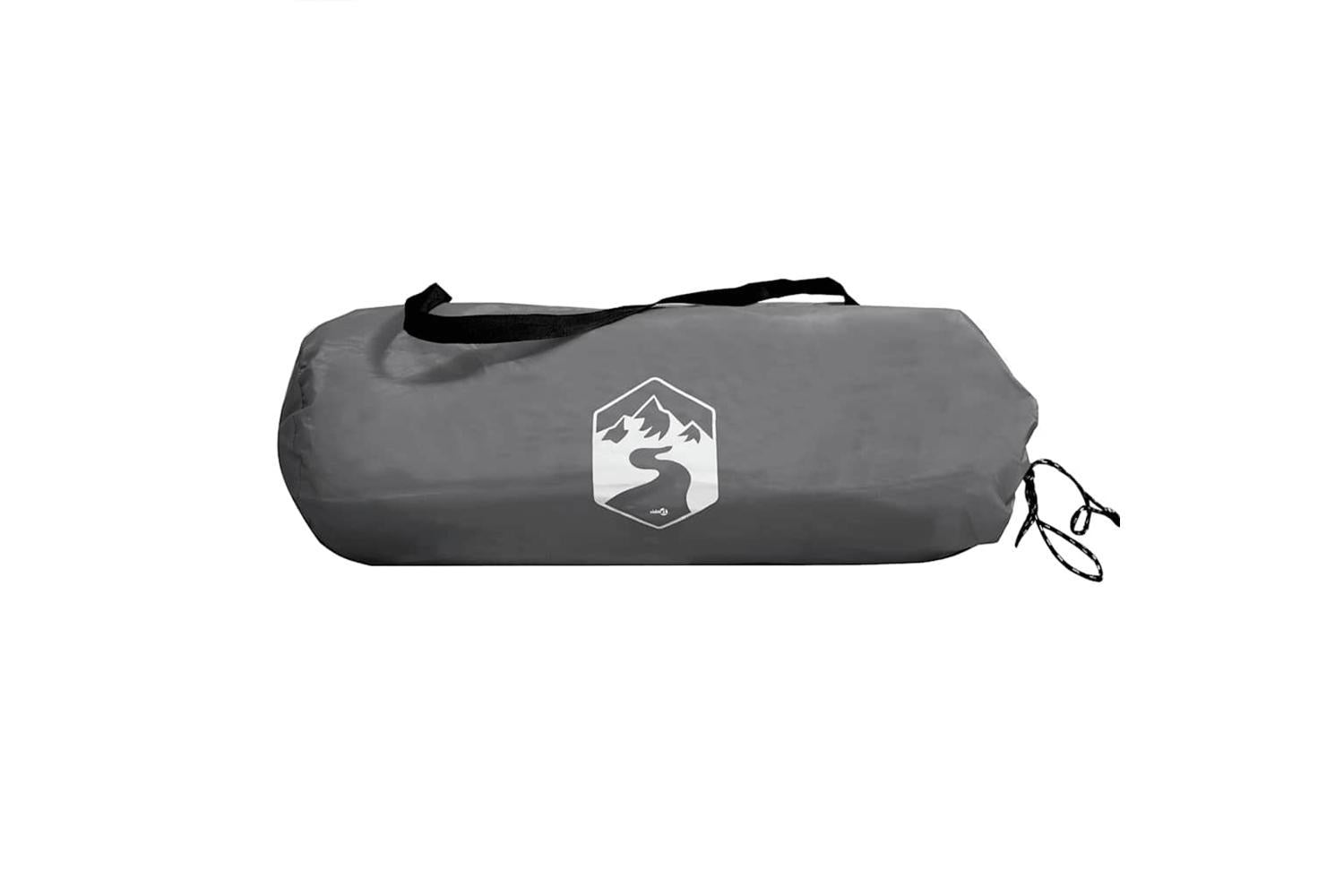 Vidaxl Beach Tent 2-person Grey Waterproof-9