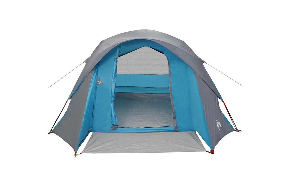 Vidaxl Family Tent Cabin 6-person Blue Waterproof-5