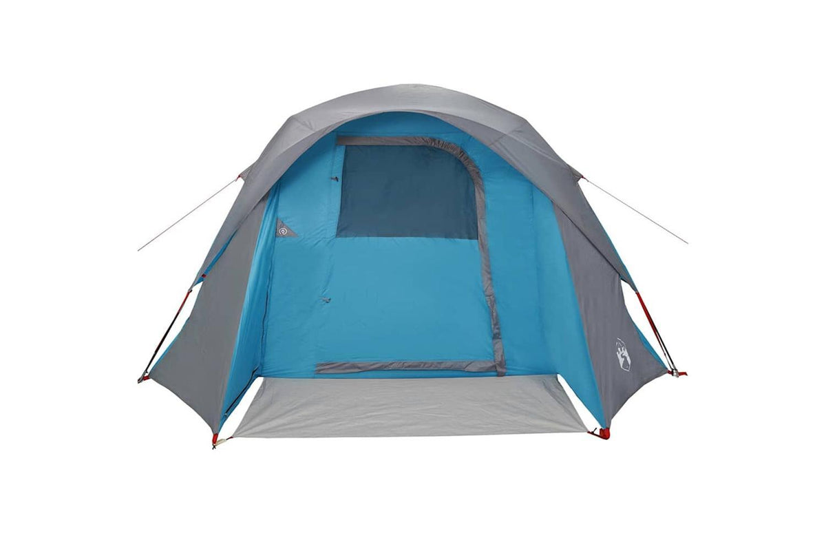 Vidaxl Family Tent Cabin 6-person Blue Waterproof-6