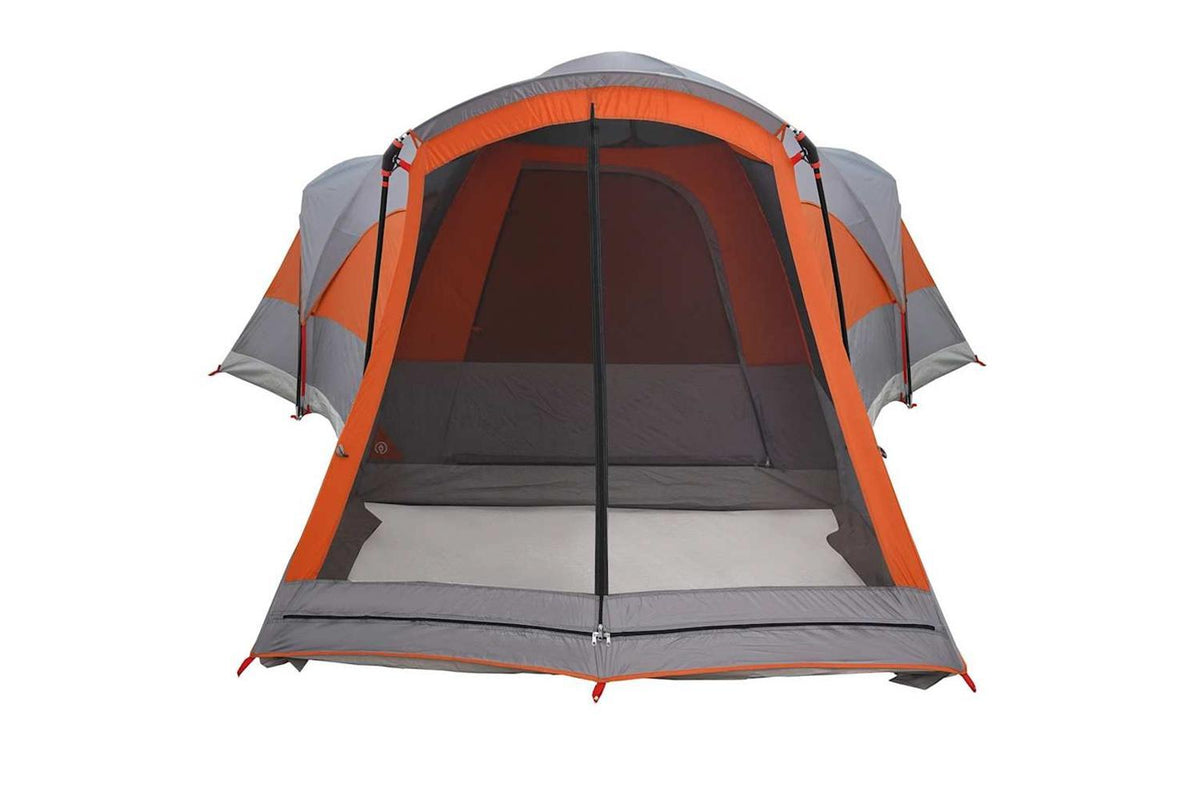 Vidaxl Family Tent Tunnel 8-person Grey And Orange Waterproof-6