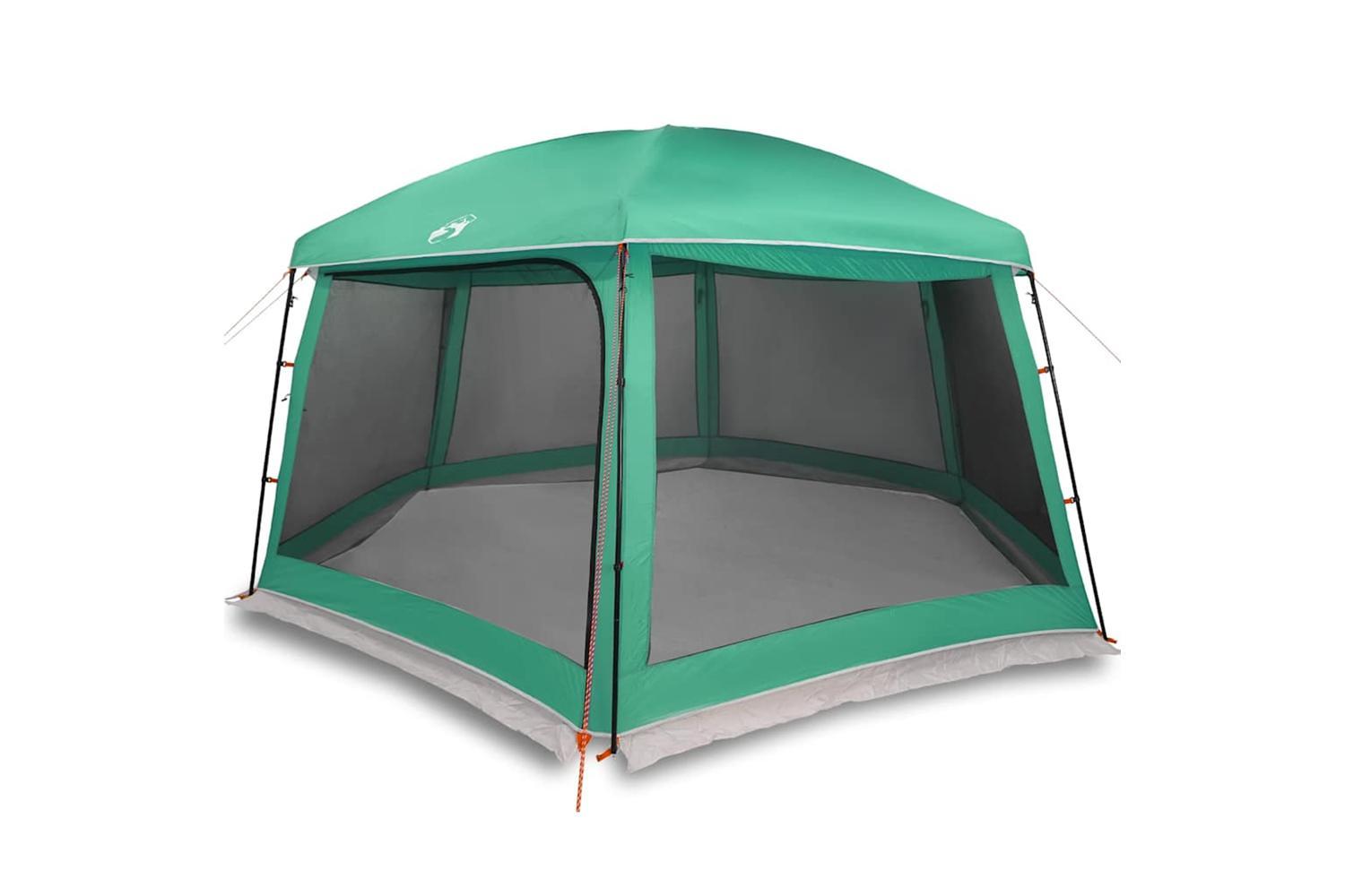 Vidaxl Pool Tent With Removable Fly & Mesh Walls Sea Green 618x532 Cm-2