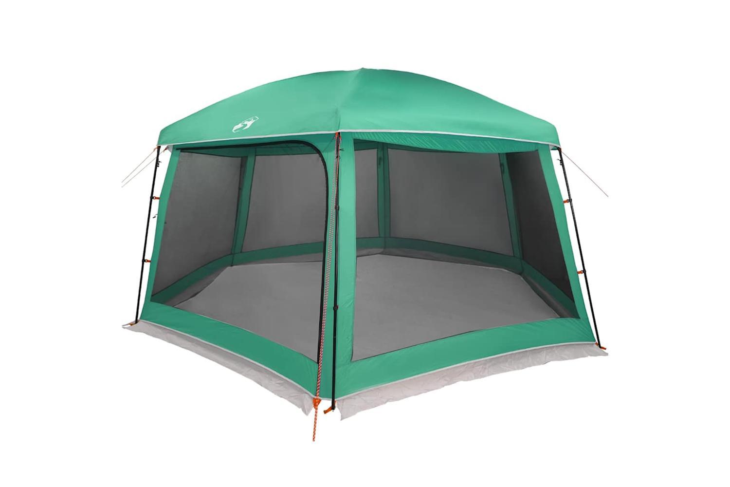 Vidaxl Pool Tent With Removable Fly & Mesh Walls Sea Green 618x532 Cm-3