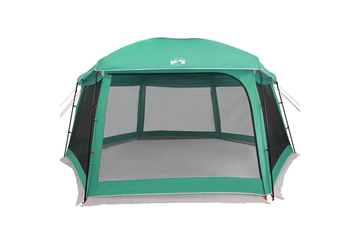 Vidaxl Pool Tent With Removable Fly & Mesh Walls Sea Green 618x532 Cm-5