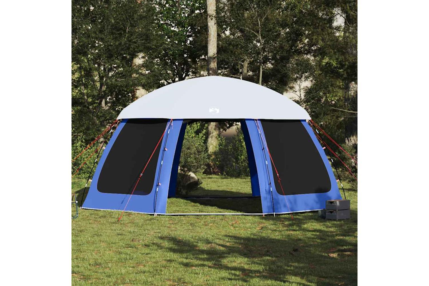 Vidaxl Pool Tent With Removable Fly & Mesh Walls Azure Blue 510x510 Cm-4