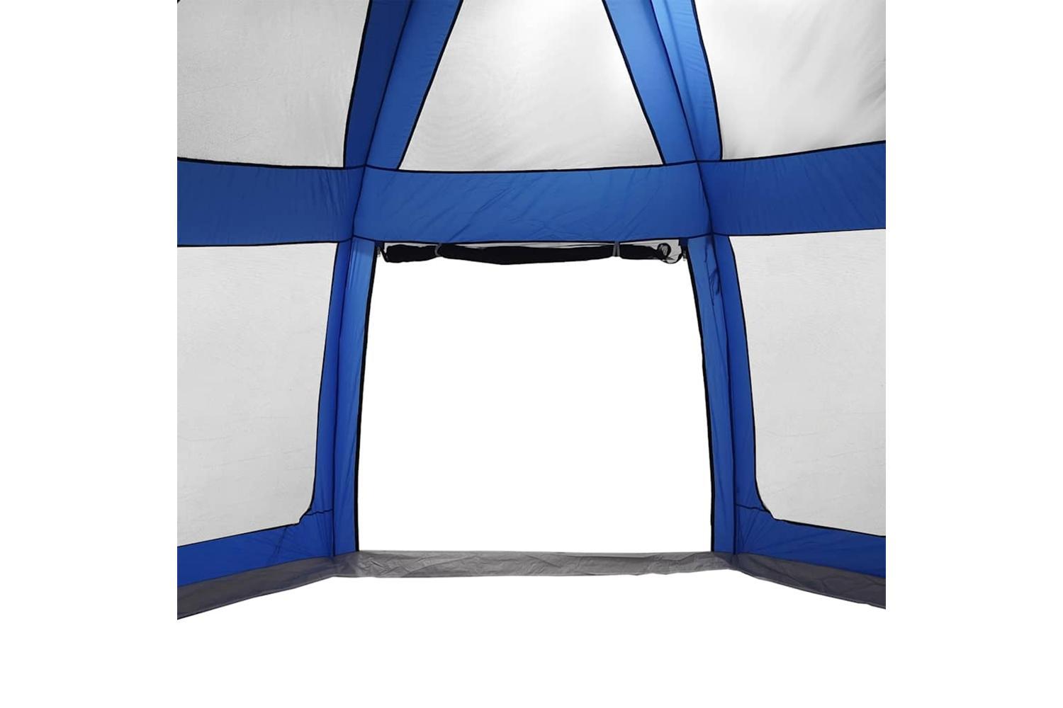 Vidaxl Pool Tent With Removable Fly & Mesh Walls Azure Blue 510x510 Cm-8