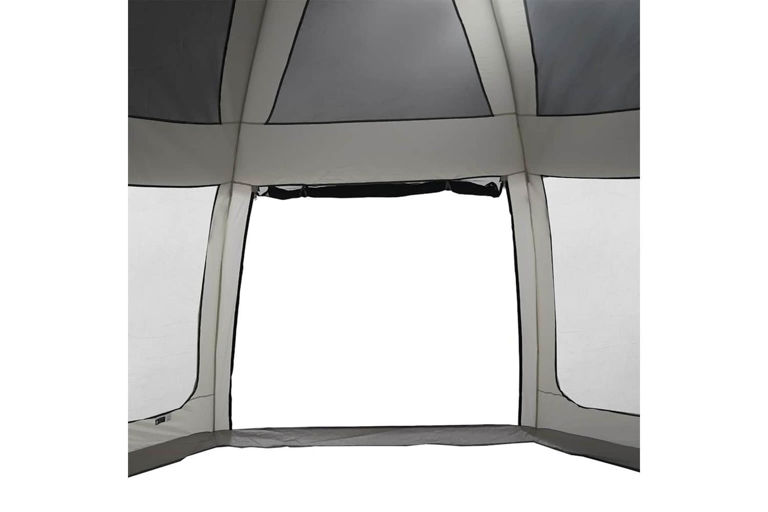 Vidaxl Pool Tent With Removable Fly & Mesh Walls Grey 510x510 Cm-8