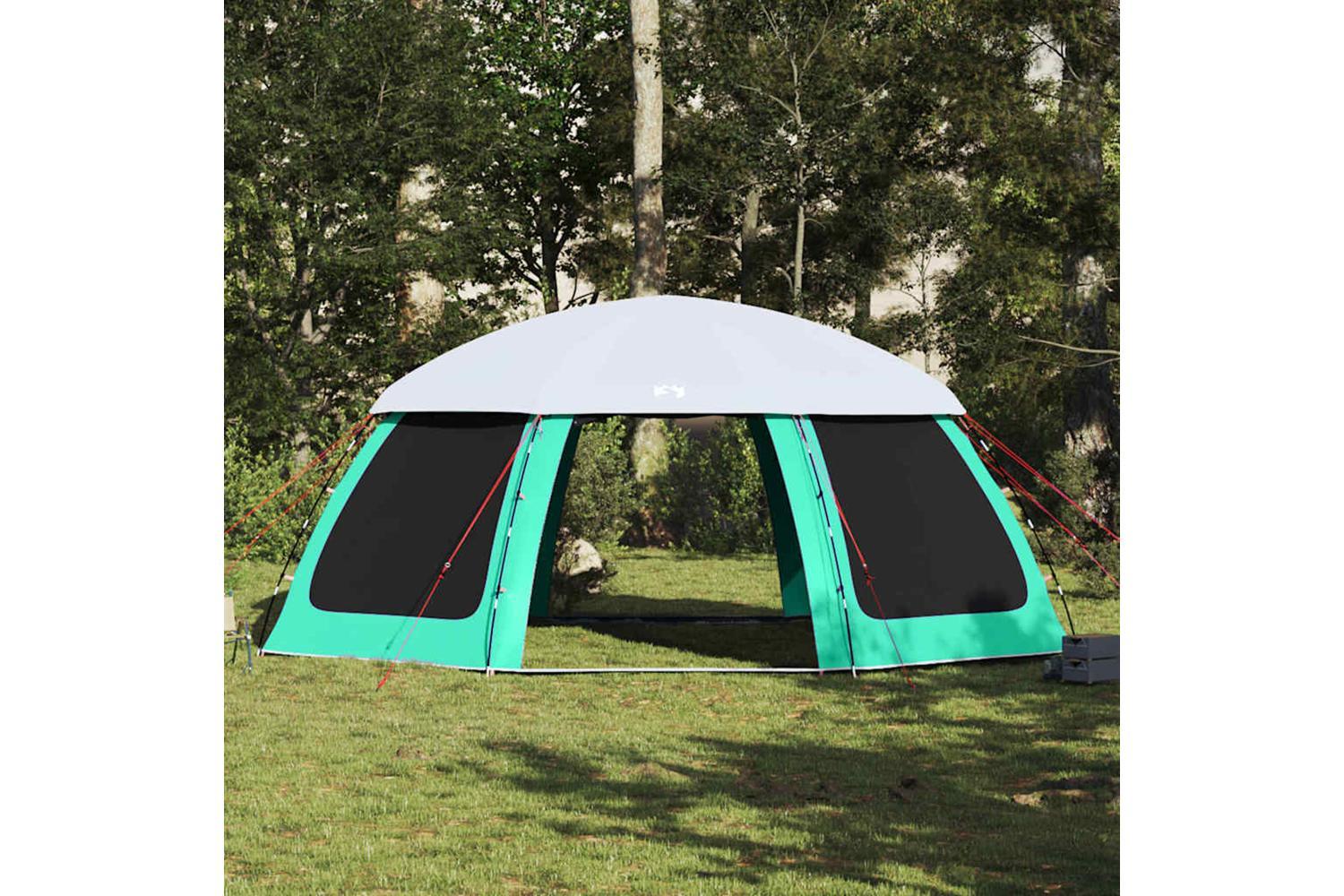 Vidaxl Pool Tent With Removable Fly & Mesh Walls Sea Green 690x690 Cm-4