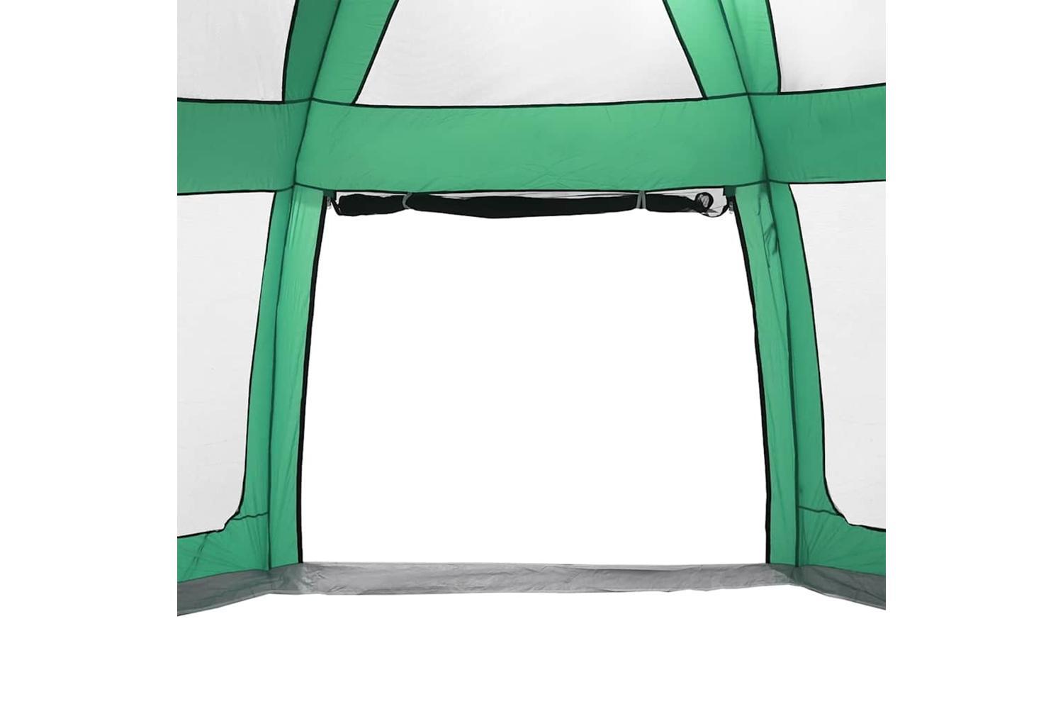 Vidaxl Pool Tent With Removable Fly & Mesh Walls Sea Green 690x690 Cm-8