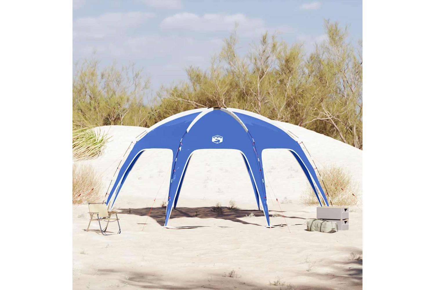 Vidaxl Party Tent Azure Blue Waterproof-4