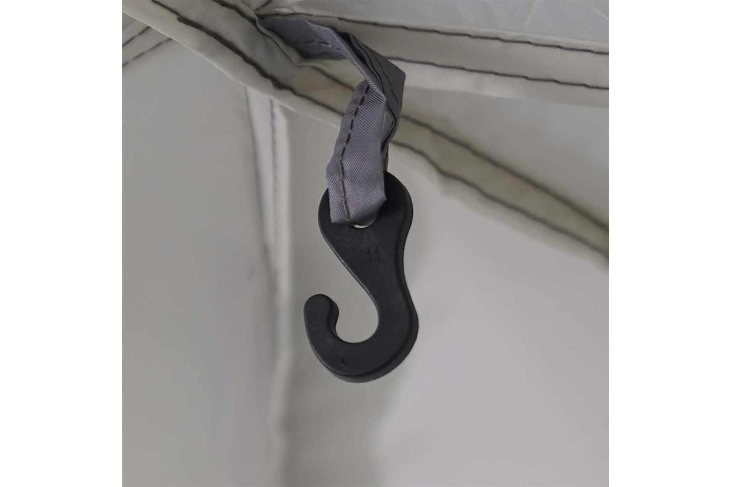 Vidaxl Party Tent Grey Waterproof-7