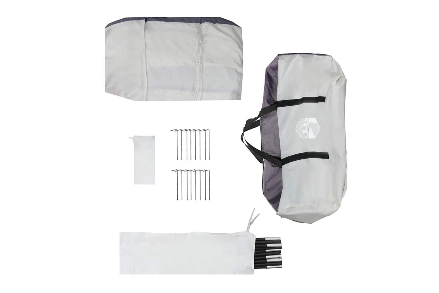 Vidaxl Party Tent Grey Waterproof-9