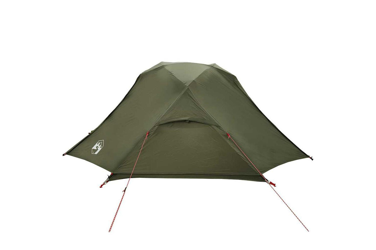 Vidaxl Fishing Tent 3-person Olive Green Waterproof-7
