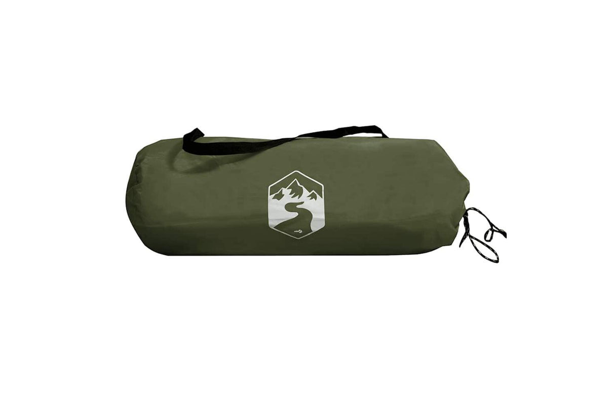 Vidaxl Fishing Tent 3-person Olive Green Waterproof-10