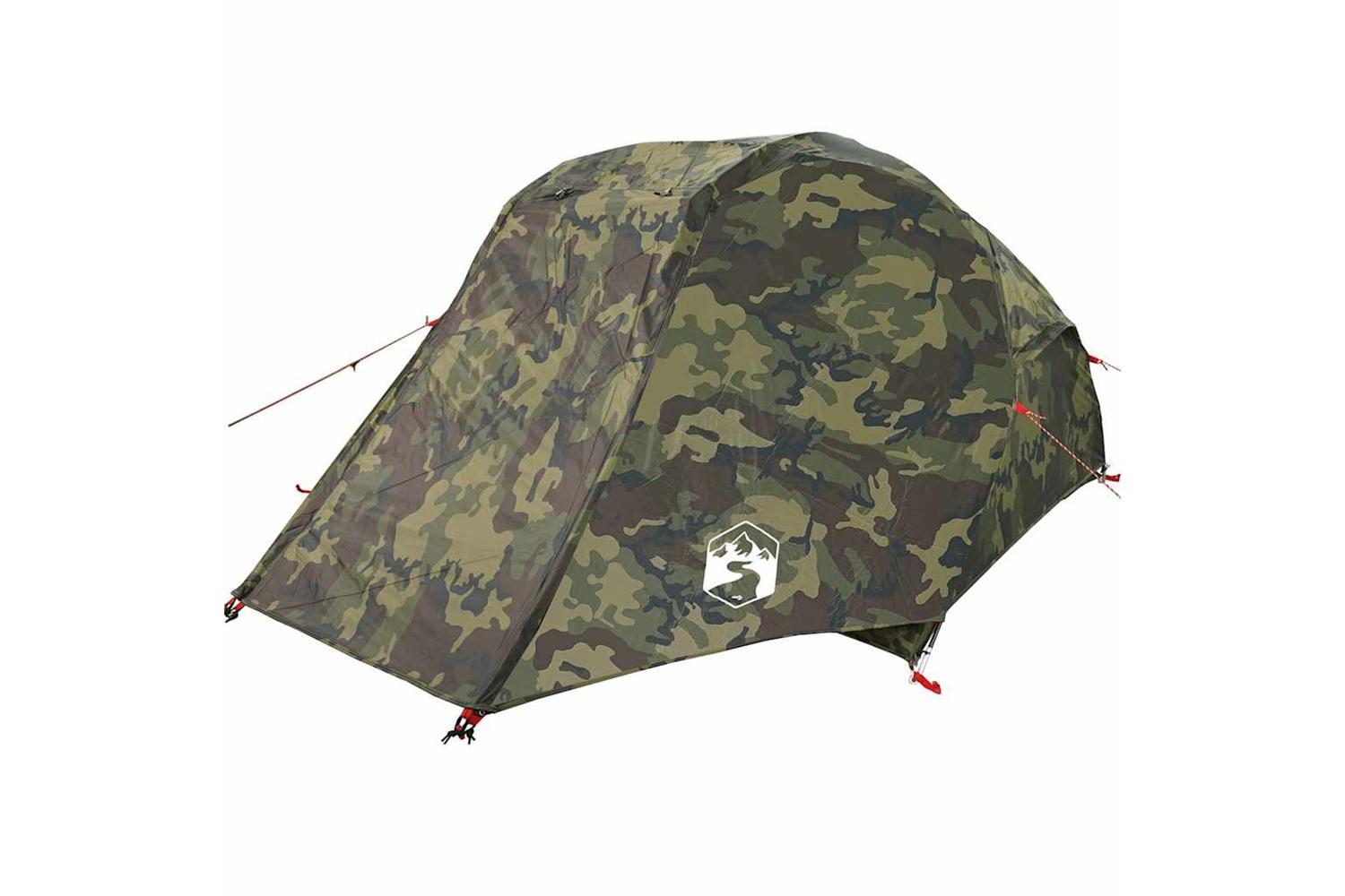 Vidaxl Fishing Tent 3-person Camouflage Waterproof-4