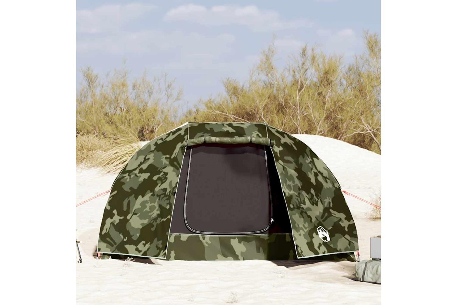 Vidaxl Fishing Tent 5-person Camouflage Waterproof-5