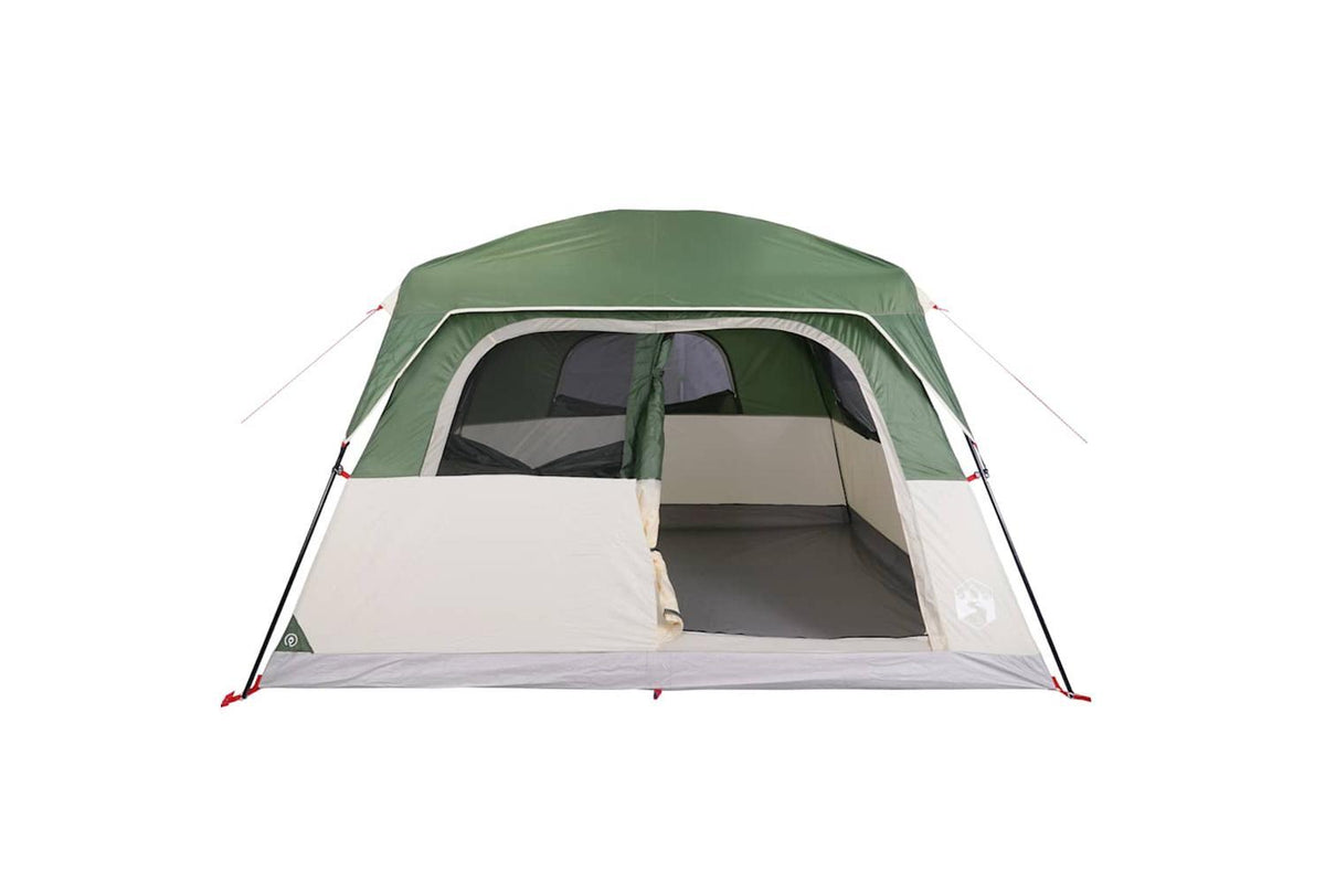 Vidaxl Family Tent Cabin 6-person Green Waterproof-7