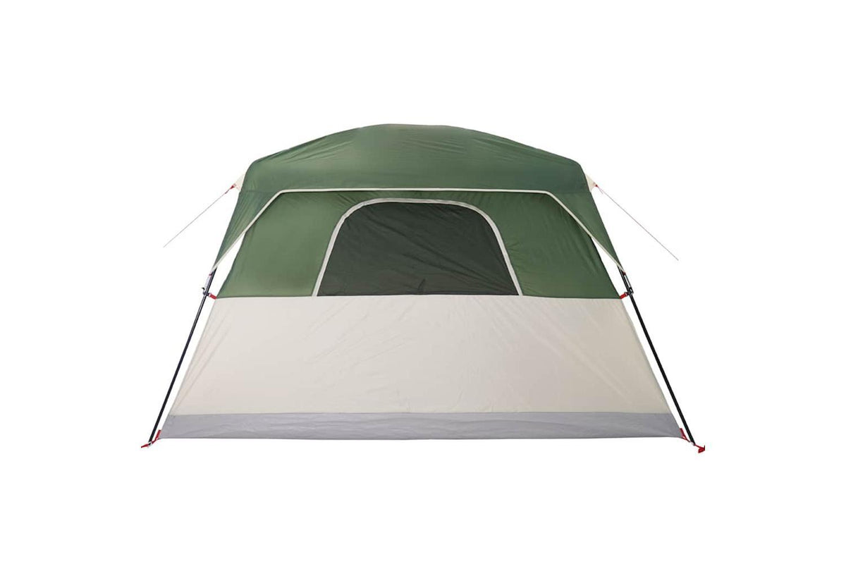 Vidaxl Family Tent Cabin 6-person Green Waterproof-8