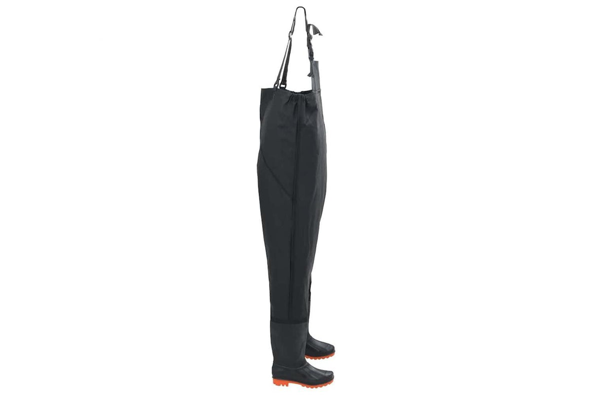 Vidaxl Chest Waders With Boots Black Size 38-3