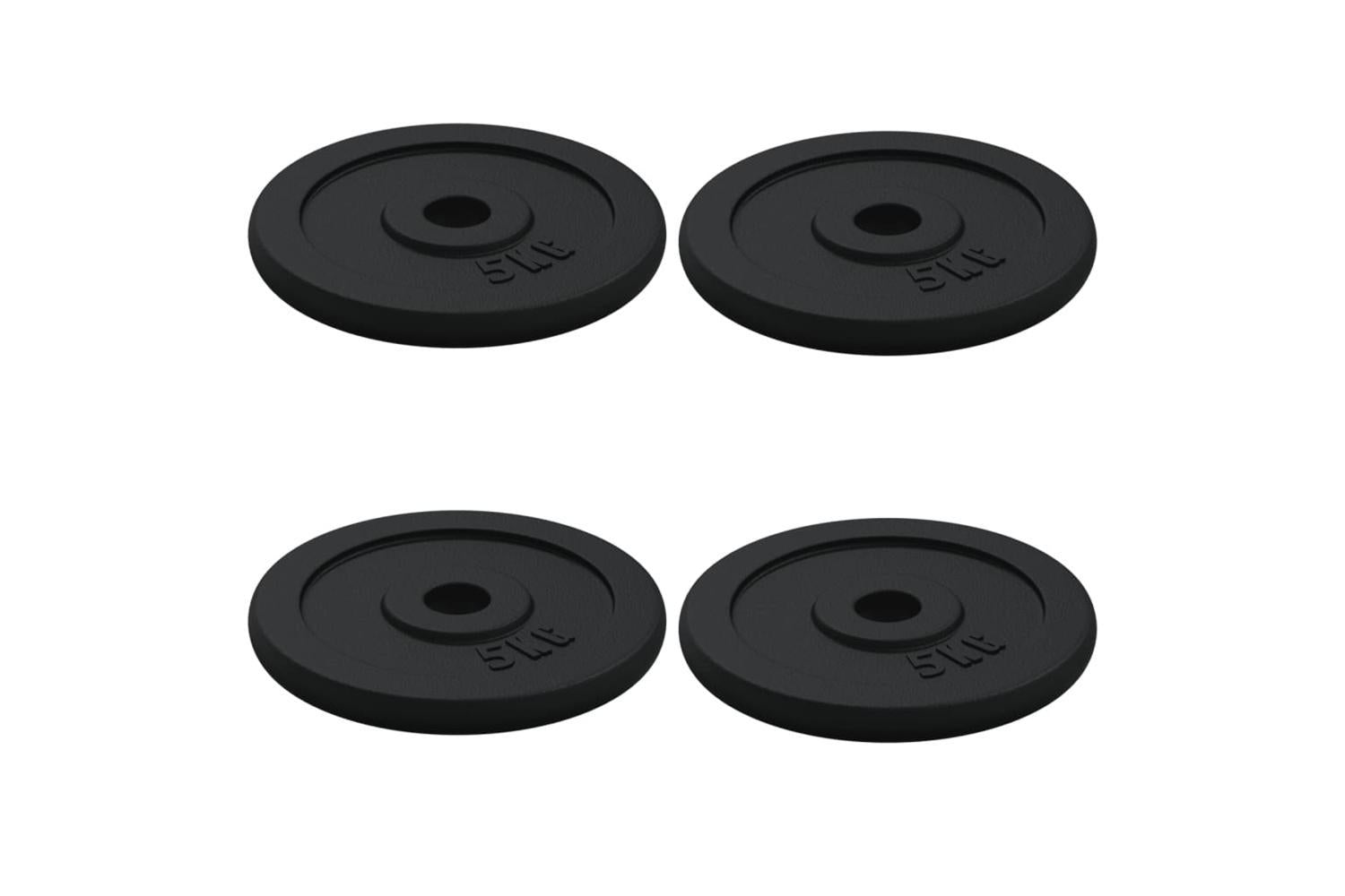 Vidaxl Dumbbell With Plates Set 40 Kg Cast Iron & Chrome Plated Steel-8