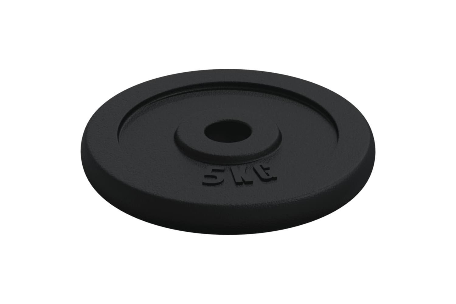 Vidaxl Dumbbell With Plates Set 40 Kg Cast Iron & Chrome Plated Steel-10
