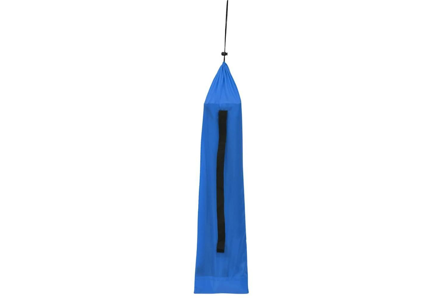 Vidaxl Camping Bed 180x60x19 Cm Oxford Fabric And Steel Blue-5