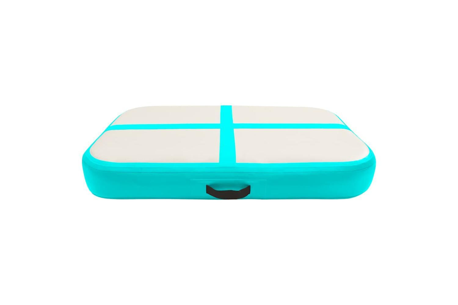 Vidaxl Inflatable Gymnastics Mat With Pump 60x100x10 Cm Pvc Green-4