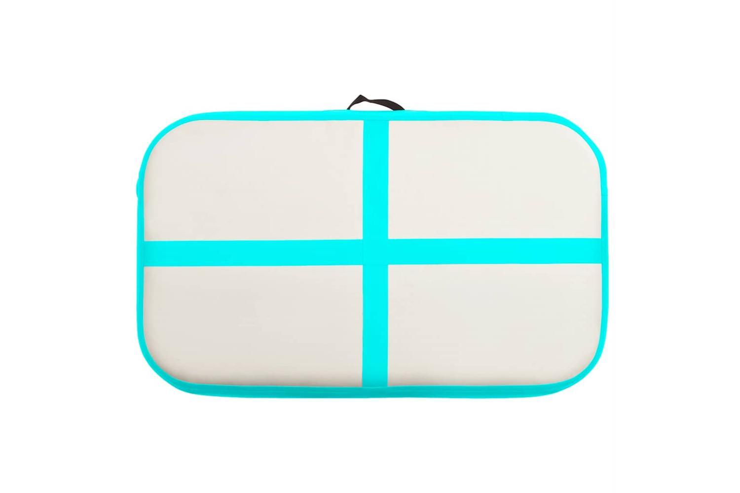 Vidaxl Inflatable Gymnastics Mat With Pump 60x100x10 Cm Pvc Green-5