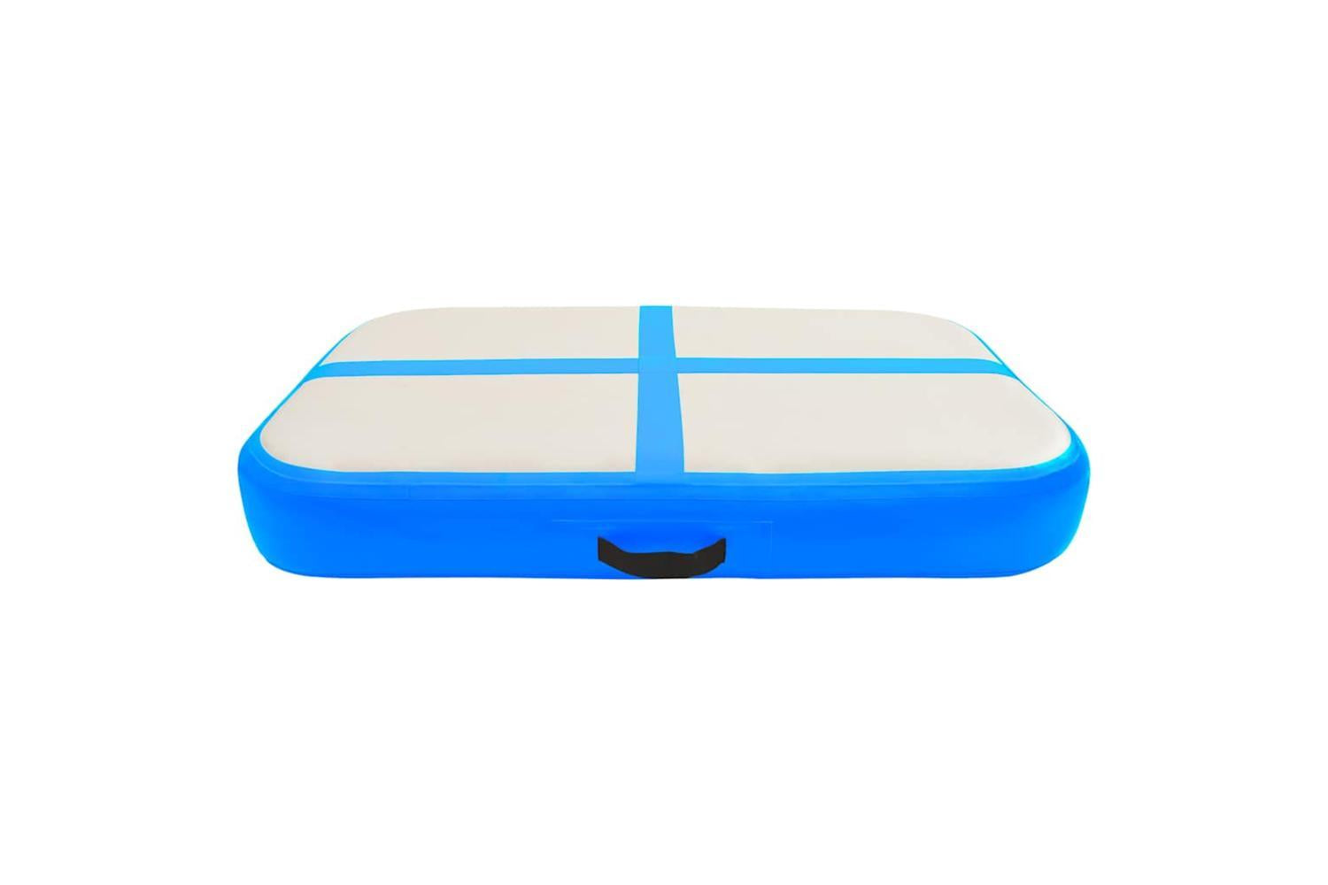 Vidaxl Inflatable Gymnastics Mat With Pump 60x100x15 Cm Pvc Blue-3