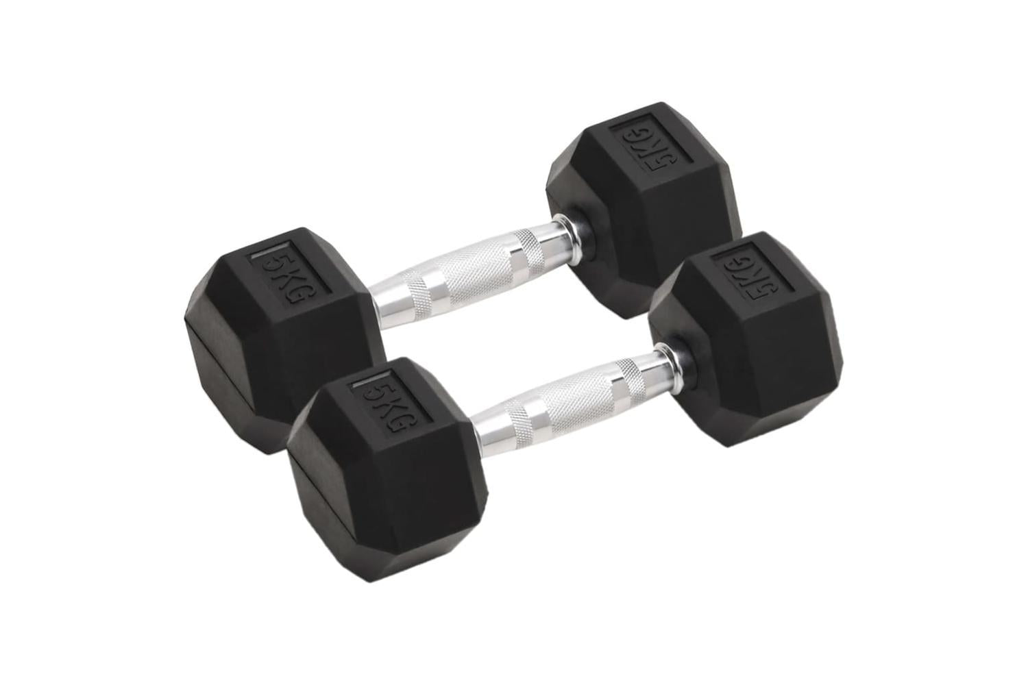 Vidaxl Dumbbells 2 Pcs 10 Kg Total Cast Iron