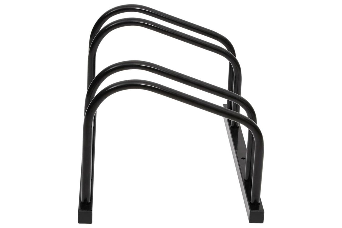 Vidaxl Bike Rack For 2 Bikes Black Steel-3