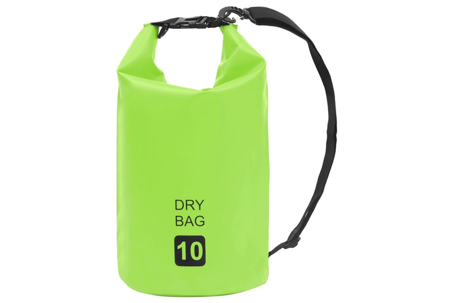 Vidaxl Dry Bag Green 10 L Pvc