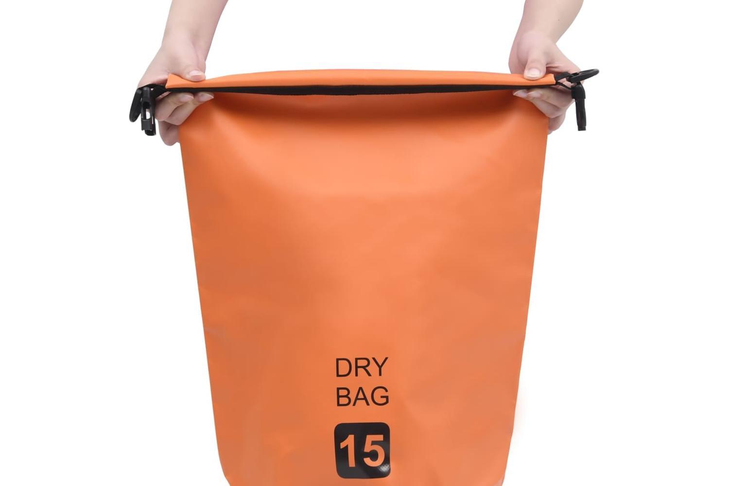Vidaxl Dry Bag Orange 15 L Pvc-2