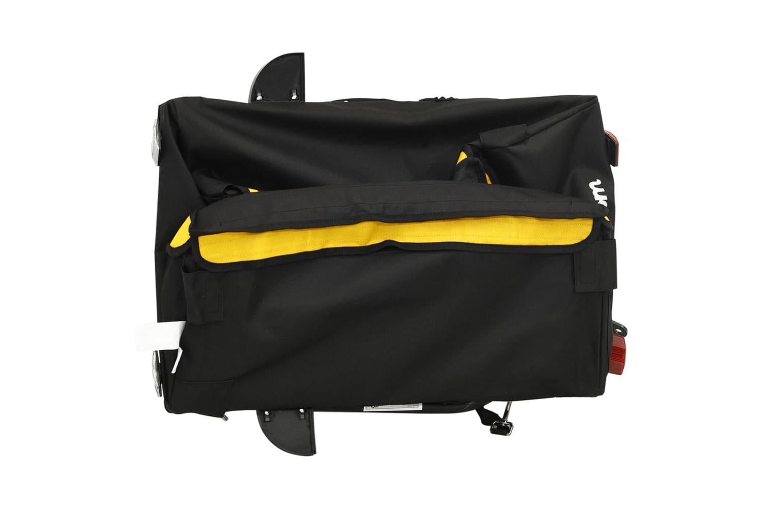 Vidaxl Bike Trailer Black And Yellow 30 Kg Iron-9