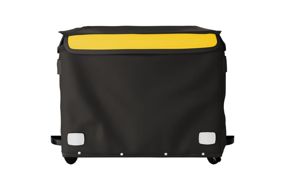 Vidaxl Bike Trailer Black And Yellow 45 Kg Iron-6