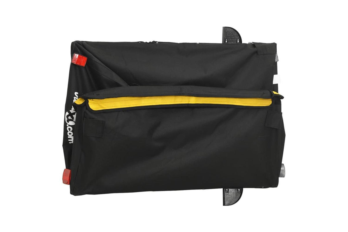 Vidaxl Bike Trailer Black And Yellow 45 Kg Iron-9