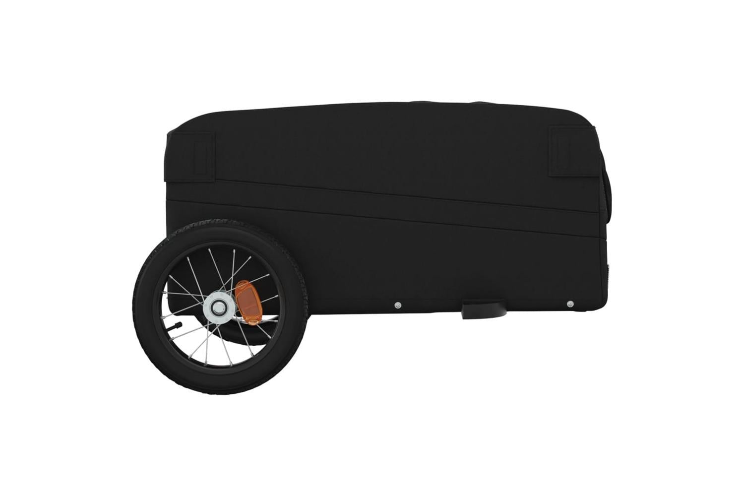 Vidaxl Bike Trailer Black 30 Kg Iron-7