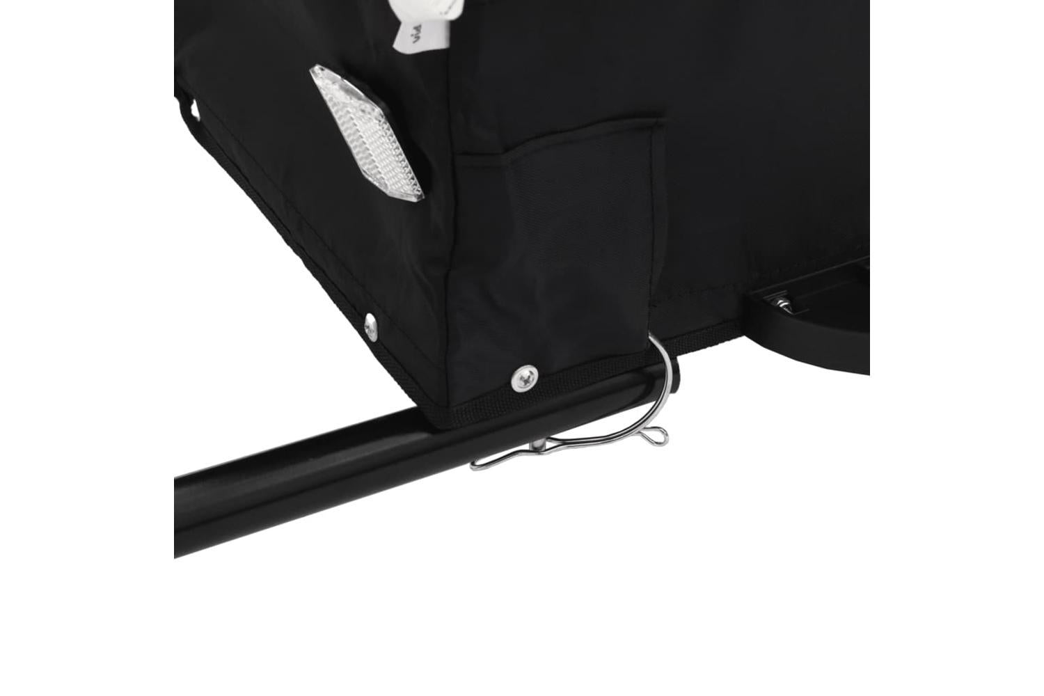 Vidaxl Bike Trailer Black 30 Kg Iron-10