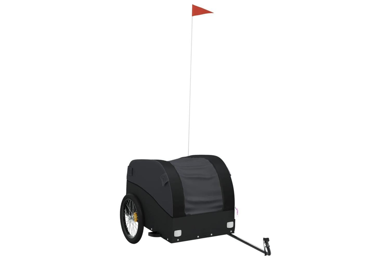Vidaxl Bike Trailer Black 45 Kg Iron-2