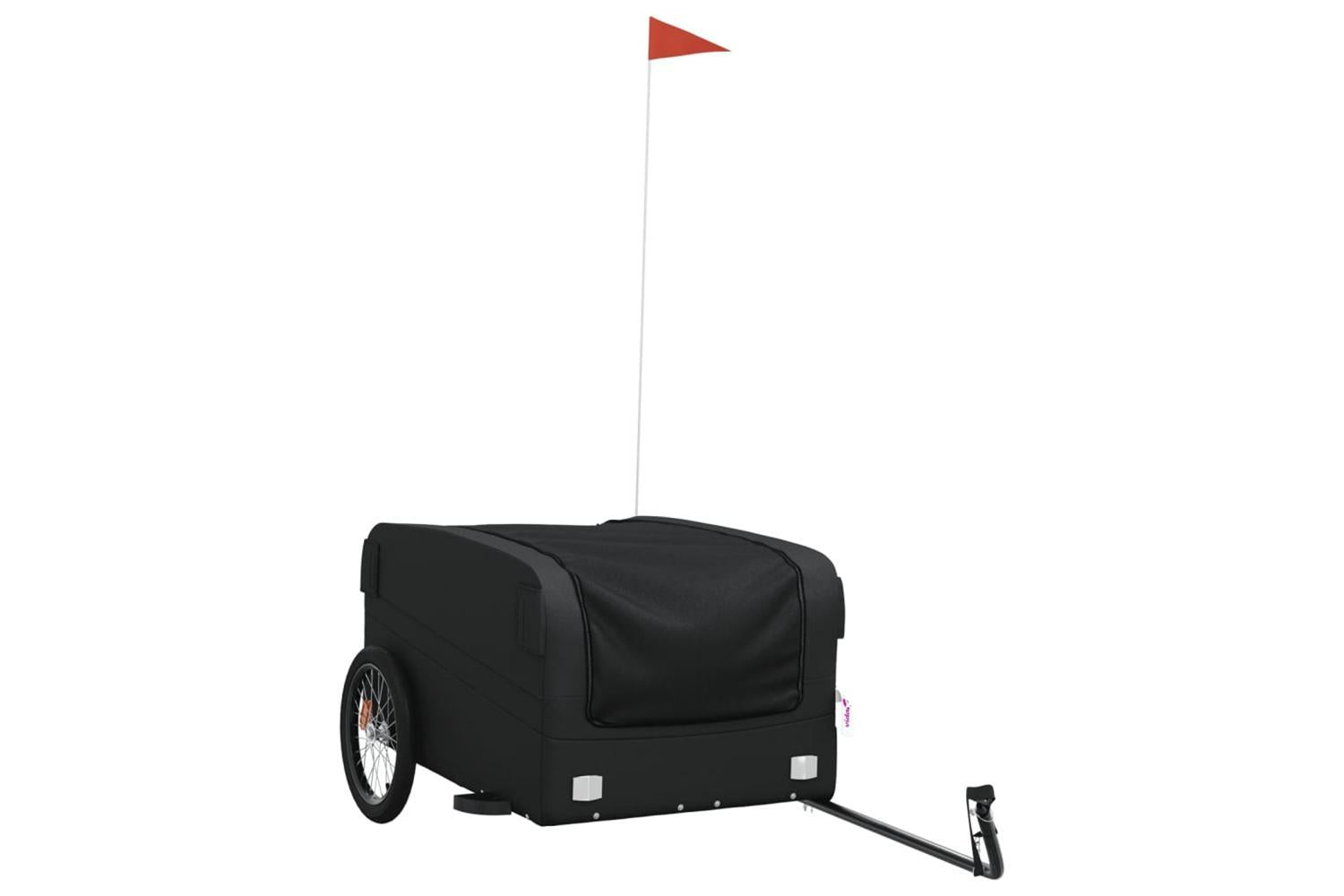 Vidaxl Bike Trailer Black 45 Kg Iron-2