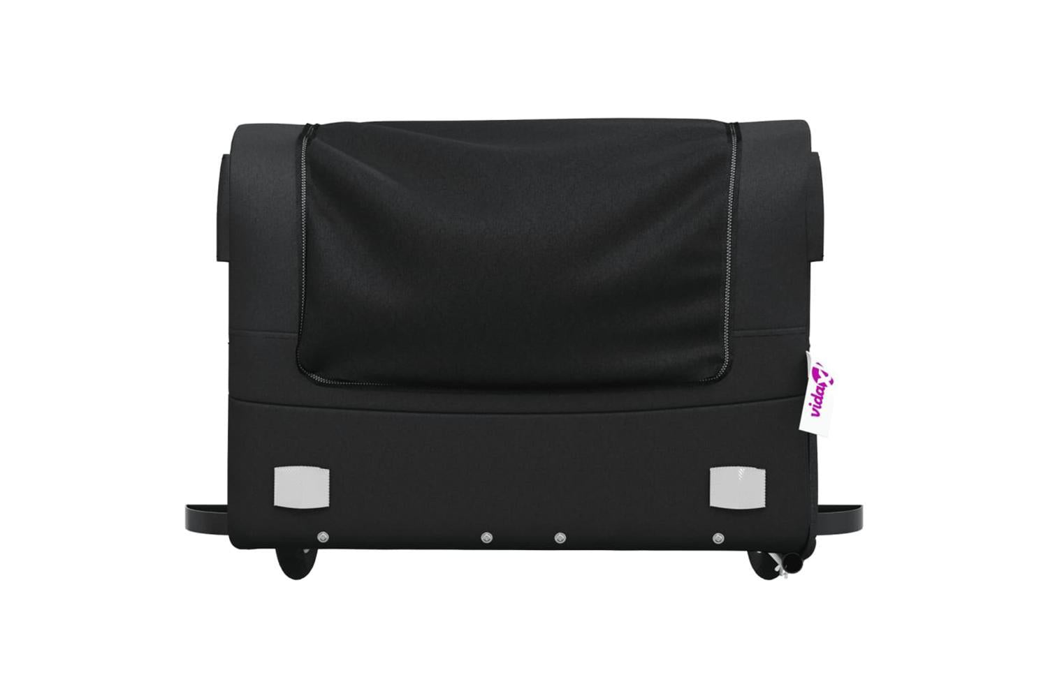 Vidaxl Bike Trailer Black 45 Kg Iron-6